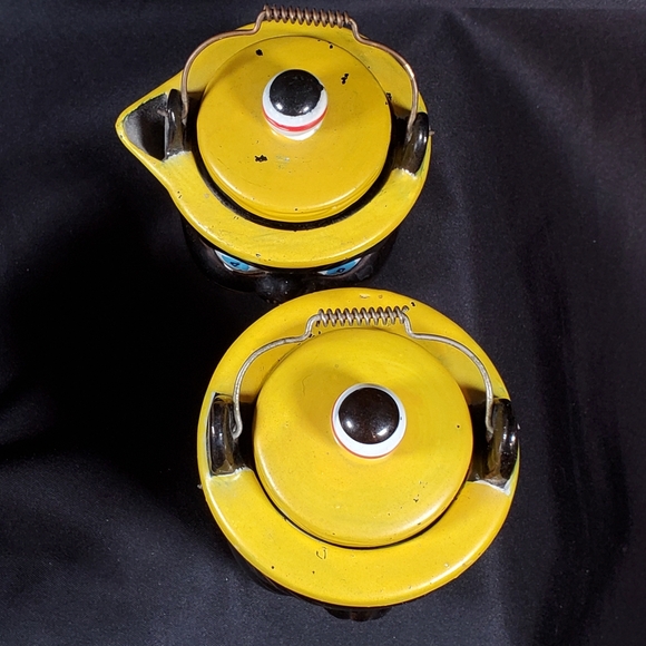 RARE Antique Norcrest Black Cat Set 1930's - Picture 7 of 16